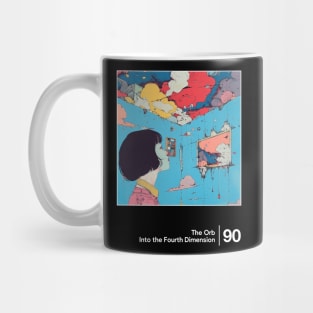 Into The 4th Dimension - Minimal Style Graphic Artwork Design Mug